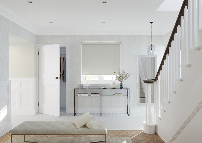 Trinity (Blackout), Light Grey - Motorised Roller Blind - Image 5